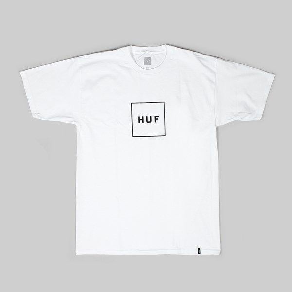 White Box Logo - HUF BOX LOGO SS T-SHIRT WHITE | HUF Tees