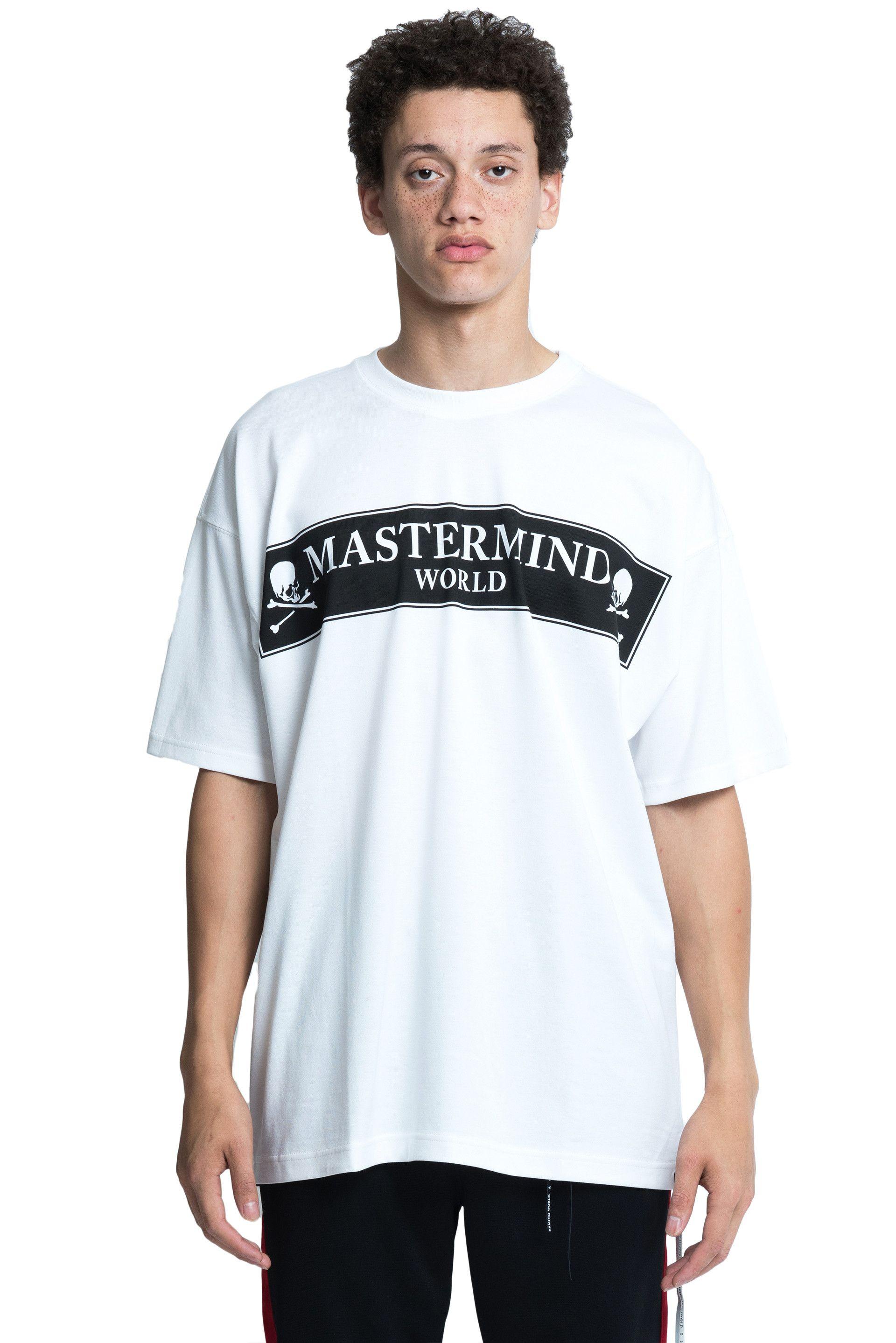White Box Logo - Mastermind World White Box Logo T-shirt , AW18 - UJNG