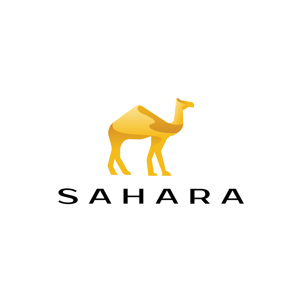 Dune Logo - SOLD LOGO – Sahara — Sand Dune Camel Logo | Logo Cowboy