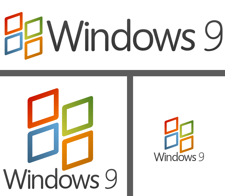Windows 9 Logo - Windows 9 --- Logo Idea --- FanArt by kevboard on DeviantArt