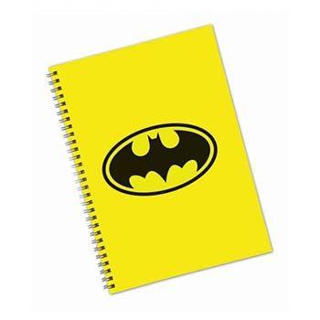 Yellow Square Logo - Batman Logo Notebook