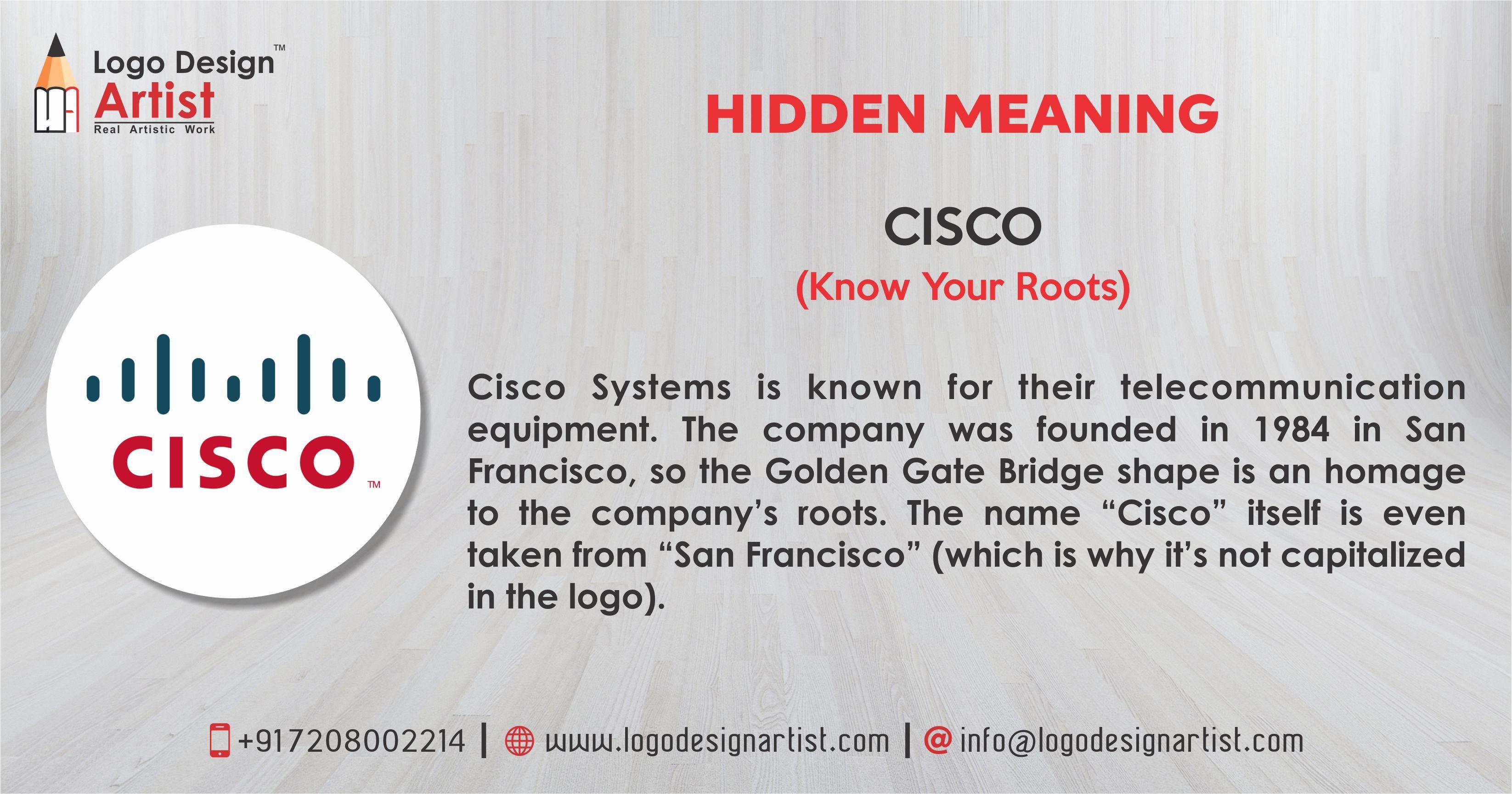 Cisco Company Logo - HIDDEN MEANING OF LOGOS==== 