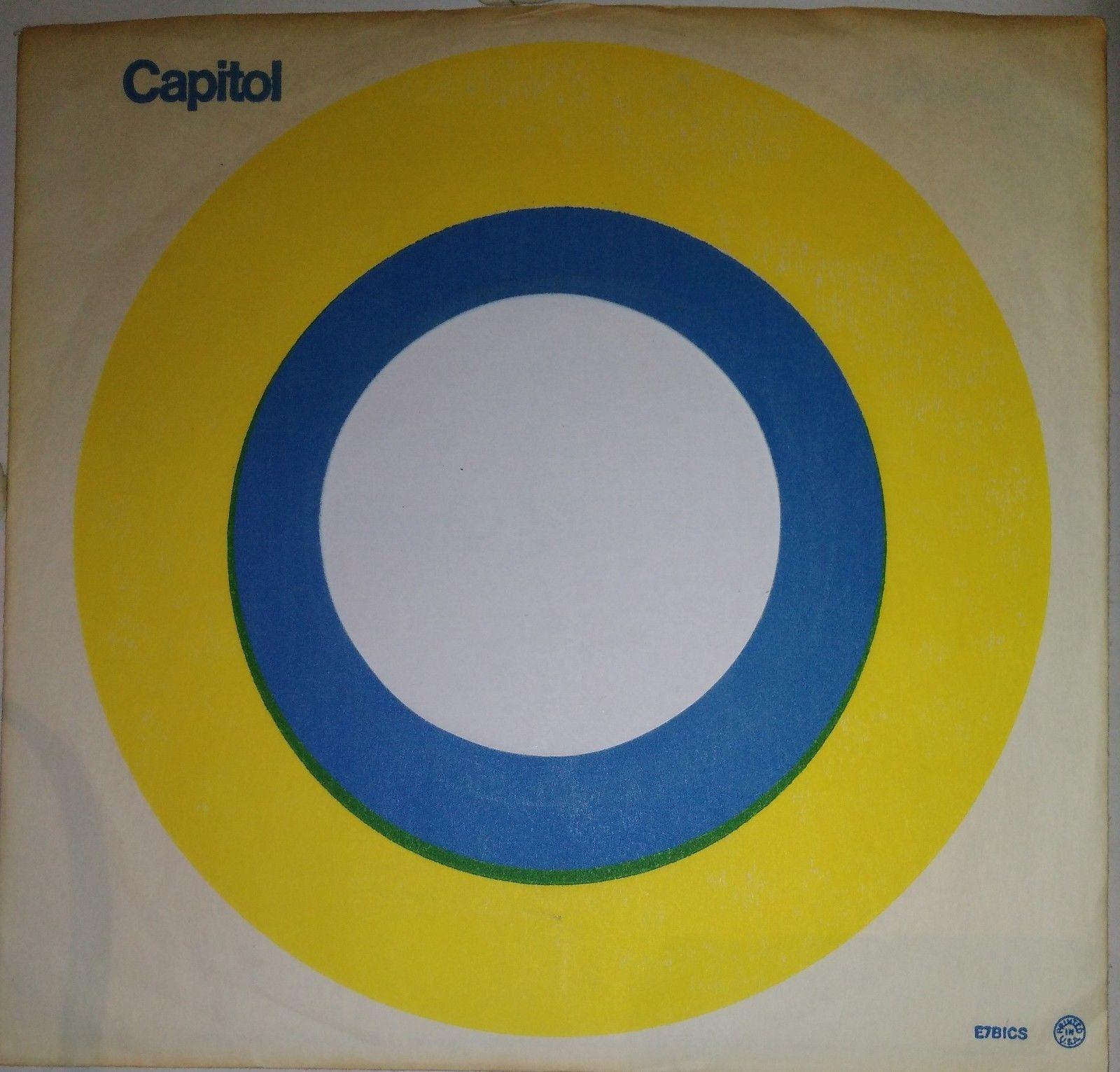 Yellow Blue Circle Company Logo - 3 45 Rpm Capitol Yellow / Blue Target Circle Company Sleeves Lot for ...