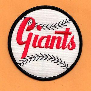 Giants Old Logo - ORIGINAL 1960's OLD LOGO SAN FRANCISCO GIANTS LARGE 4 inch PATCH ...