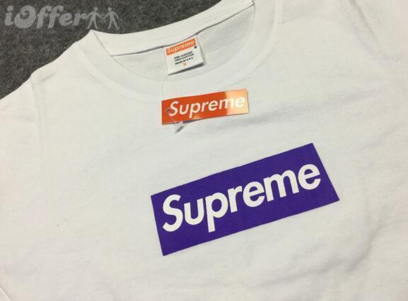 Purple Box Logo - Hot Sale ! UNHS Classic SUP Purple Box Logo TEE T Shirt