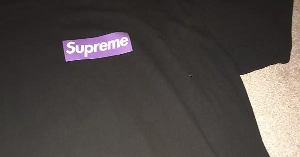 Purple Box Logo - LC: Purple box logo? Tag looks a bit dodgy and box logo looks shiny