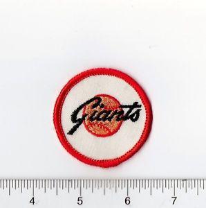 Giants Old Logo - Vintage 1970s MLB San Francisco Giants 2 Round Patch Old Logo sew