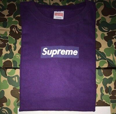 Purple Box Logo - 100% AUTHENTIC SUPREME Purple