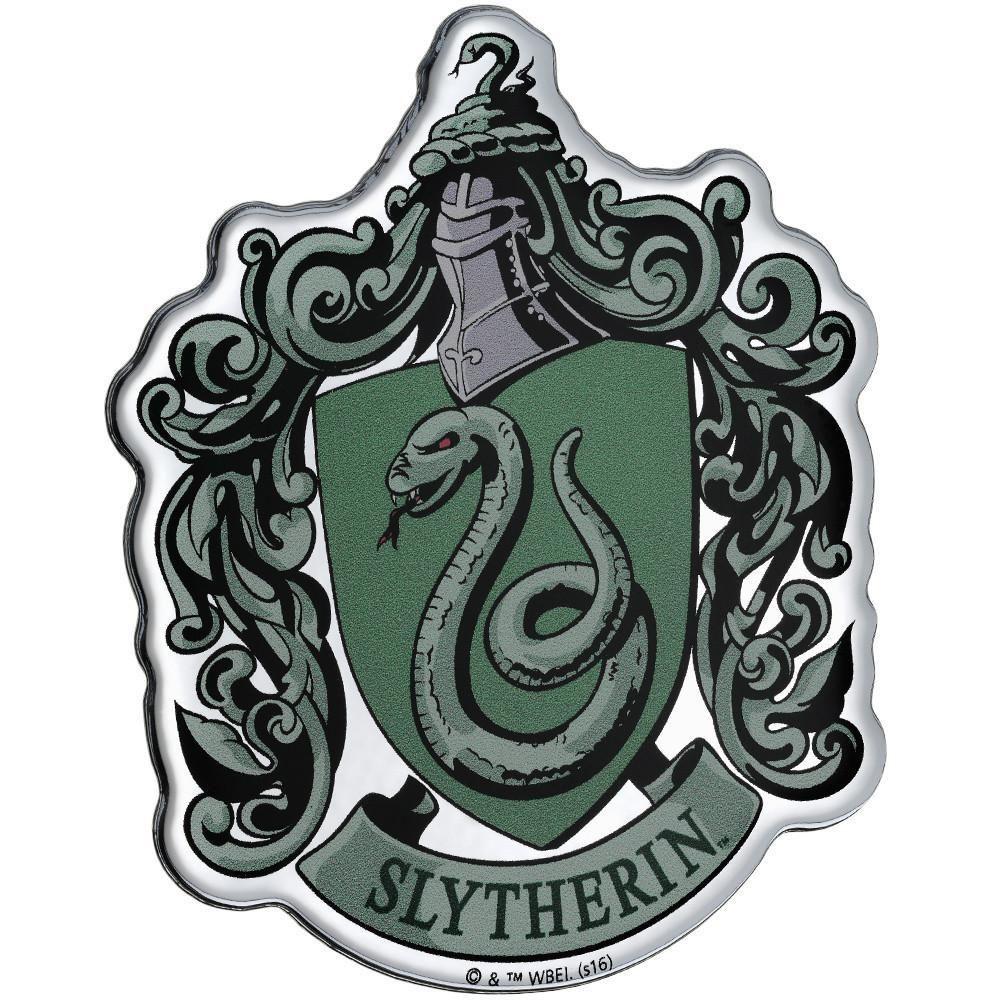 Harry Potter Slytherin Logo - FREE SHIPPING - Harry Potter SLYTHERIN CREST PREMIUM Chrome Logo ...