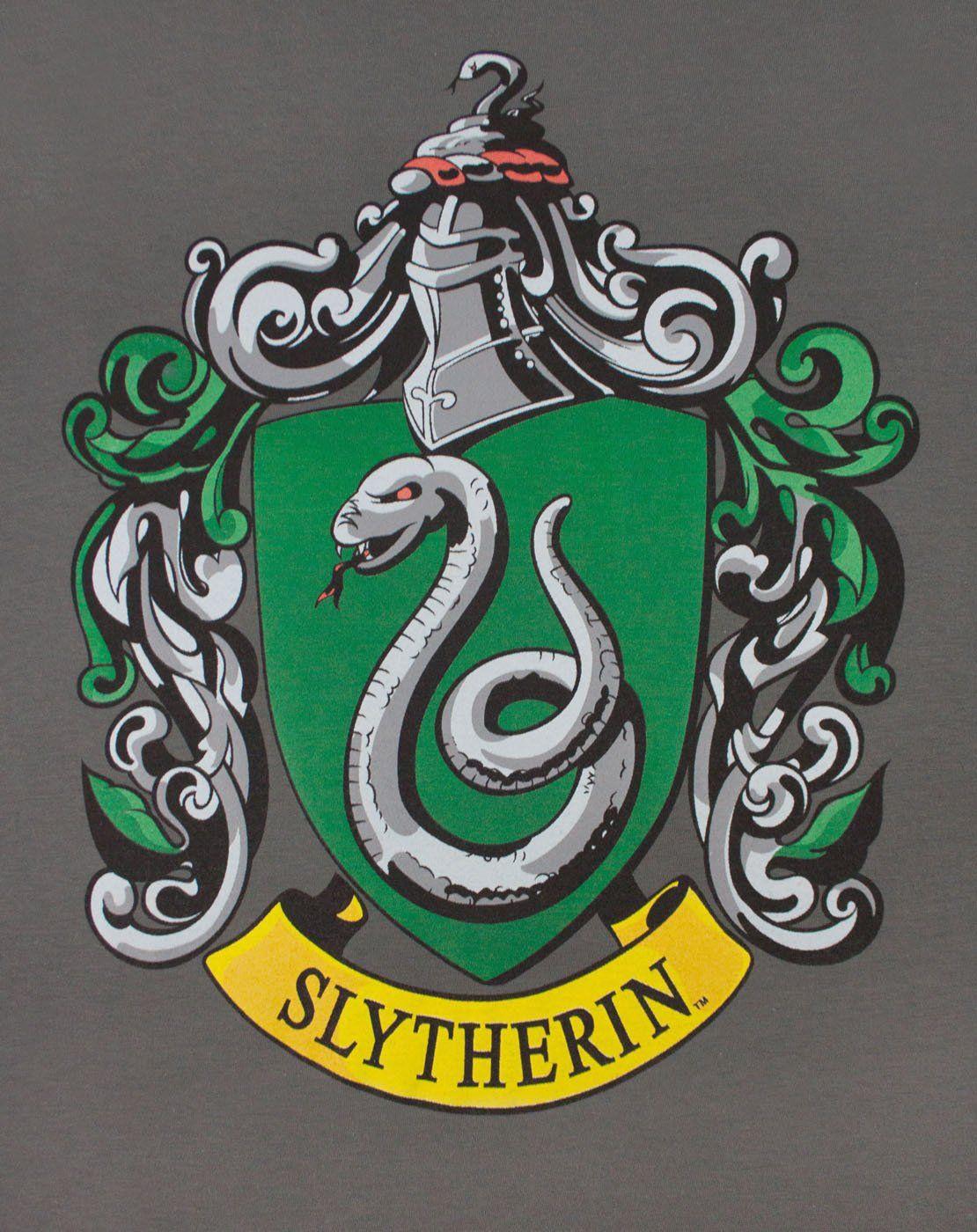 Harry Potter Slytherin Logo - Harry Potter Slytherin Crest Women's T-Shirt and Mug Gift Set Bundle ...