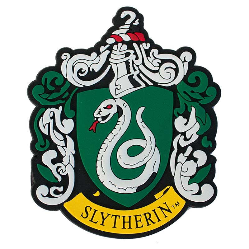 Harry Potter Slytherin Logo - Harry Potter Rubber Slytherin Magnet | TVMovieDepot.com