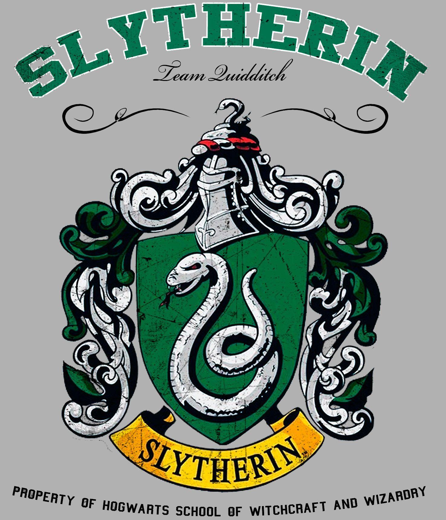 Harry Potter Slytherin Logo - Camiseta Harry Potter. Slytherin logo | House of Serpents | Harry ...