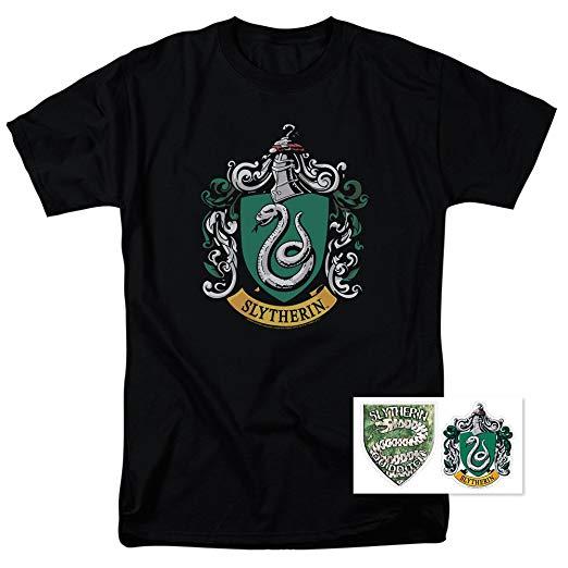 Harry Potter Slytherin Logo - Amazon.com: Harry Potter T Shirt - Hogwarts School Logos Adult ...