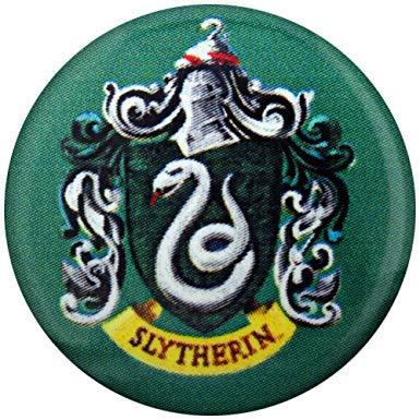 Harry Potter Slytherin Logo - Harry Potter Pin Badge Button Brooch Slytherin School House Crest ...