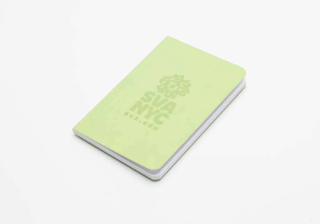 Lime Green Logo - SVA Logo Notebook - Lime Green - SVA Campus Store