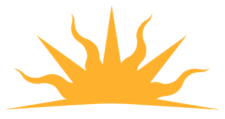 Orange Sunburst Logo - Kent State University Sunburst