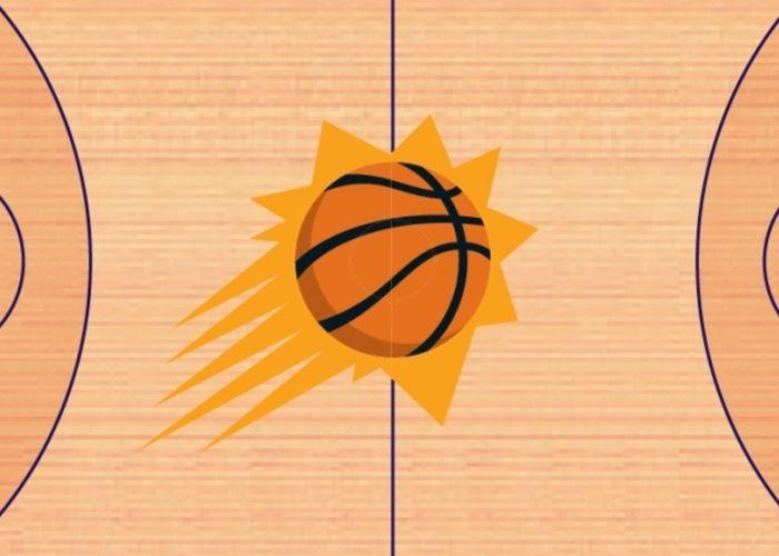 Orange Sunburst Logo - Sunburst Back at Center Court on Newly Designed Floor | Phoenix Suns