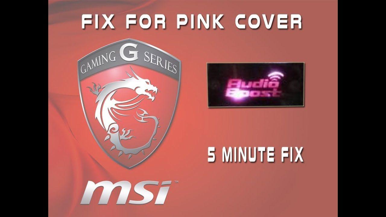 Boost Gaming Logo - MSI Gaming Audio Boost Logo Mod Fix Gd65