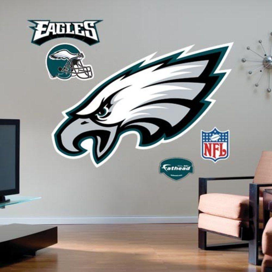 Eagles Team Logo - Philadelphia Eagles Team Logo Fathead Wall Sticker