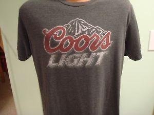 Millercoor Coors Logo - COORS LIGHT CLASSIC LOGO T SHIRT LARGE MILLERCOORS BEER