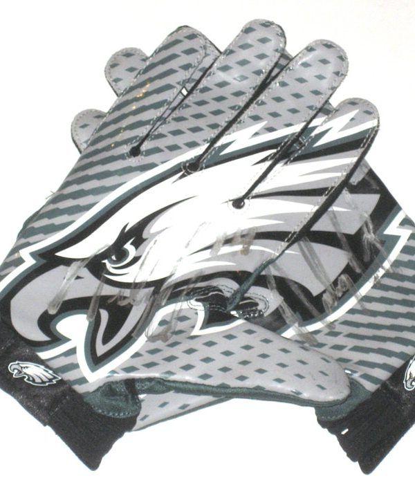 Eagles Team Logo - Riley Cooper Game Worn & Signed Philadelphia Eagles Team Logo