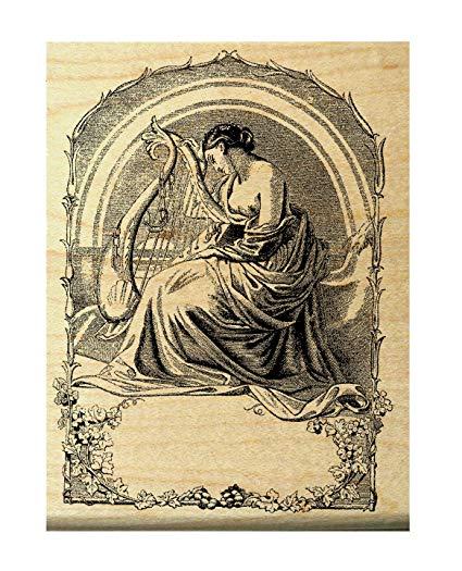 Lady as Harp Logo - Amazon.com: P9 Irish lady with harp