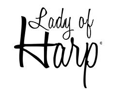 Lady as Harp Logo - Lady of Harp | International Performing Harpist