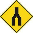 Upside Down Y Logo - Road warning signs. Transport and motoring