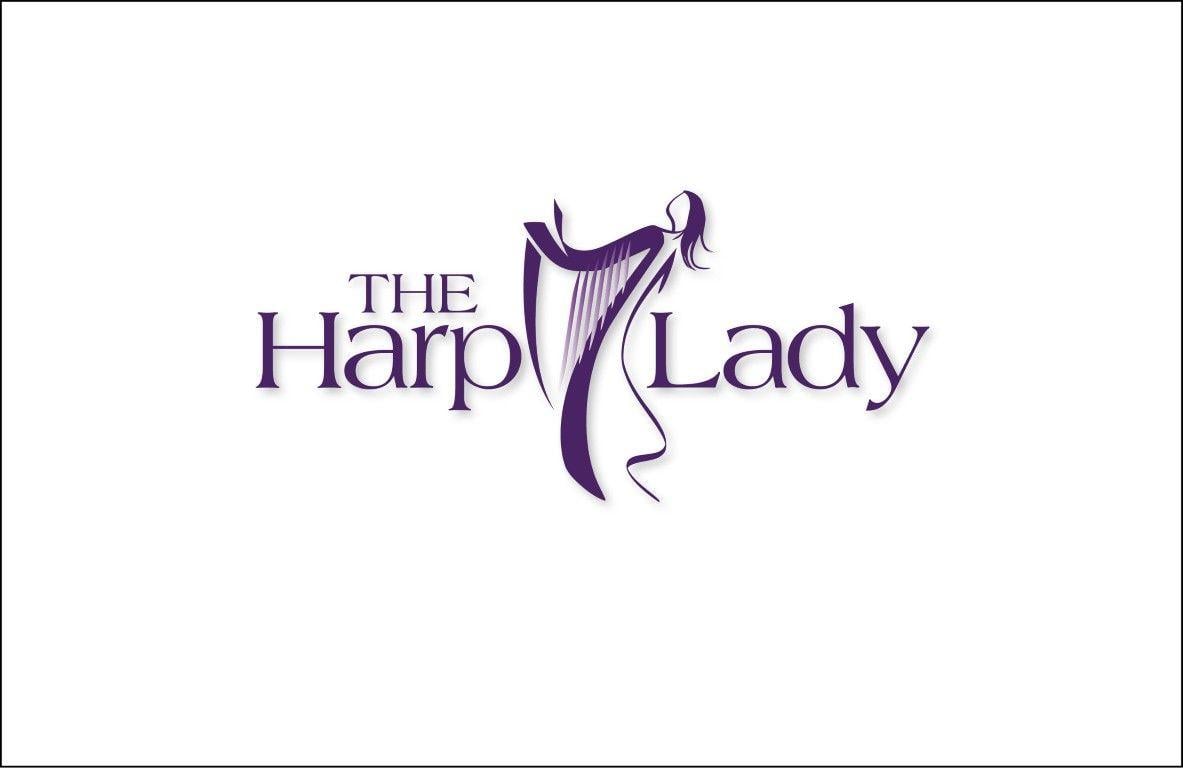 Lady as Harp Logo - Elly Fox, Graphic Designer - The Harp Lady