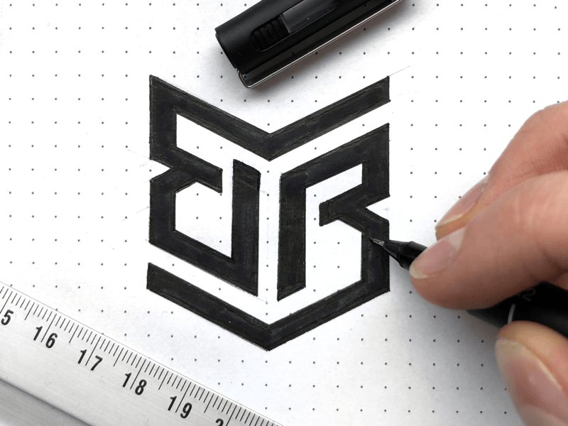 Double B Logo - Double B Logo Sketch by RubenDaems | Dribbble | Dribbble