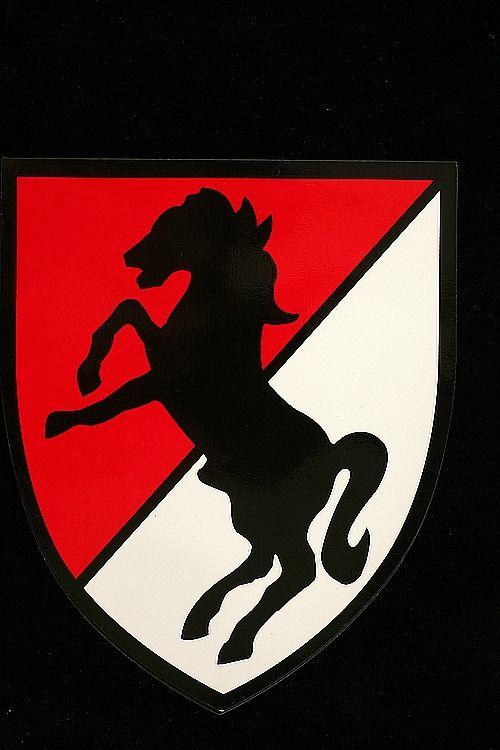 Red Black Horse Logo - 26 - Magnetic BlackHorse Patch, 8