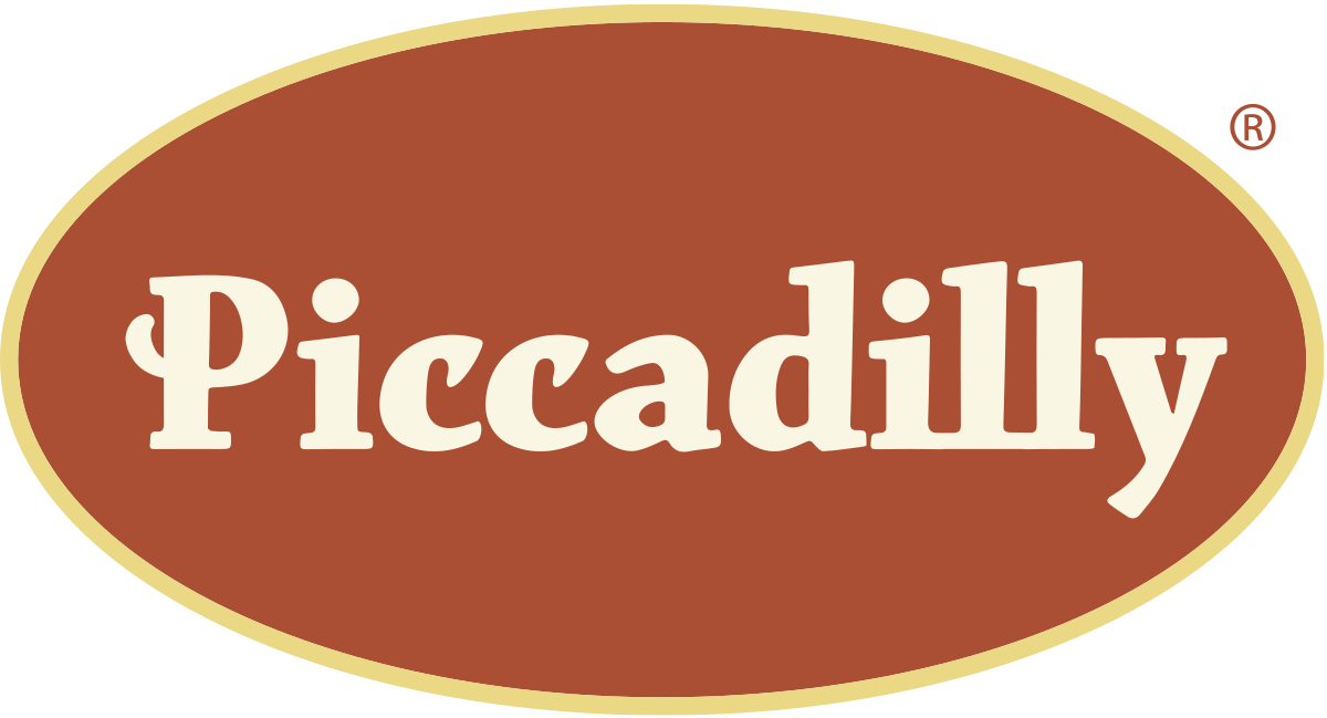 Red and Orange Restaurant Logo - Piccadilly Restaurants