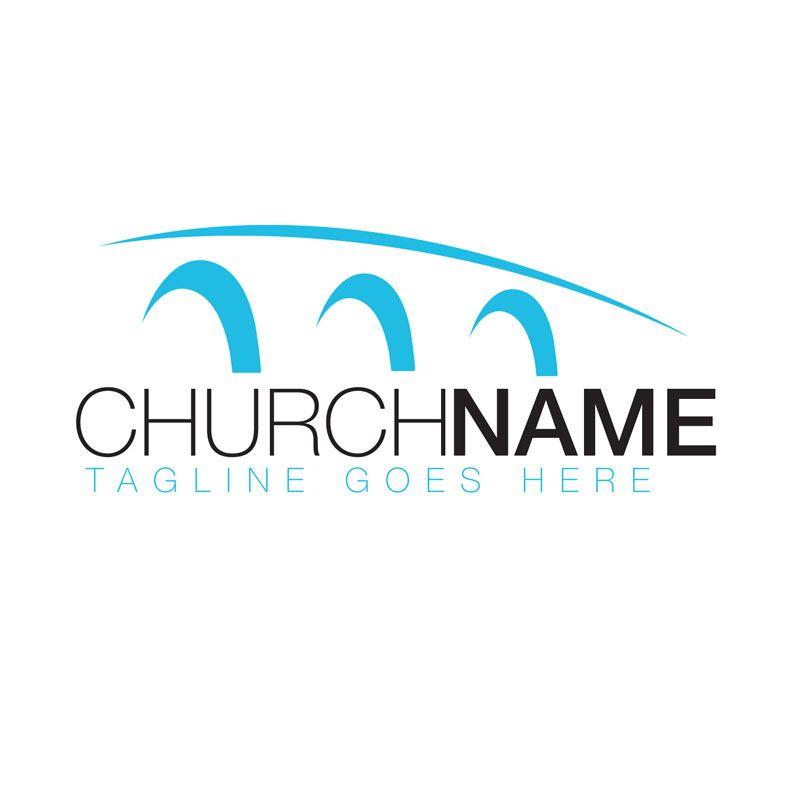 Semi Logo - Arch Bridge Semi Custom Logo Logo - Church Other - Outreach Marketing