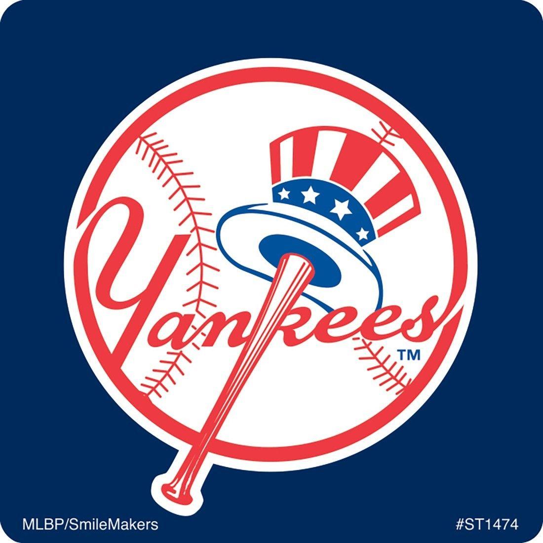 Yankees Logo - New York Yankees Logo Stickers from SmileMakers