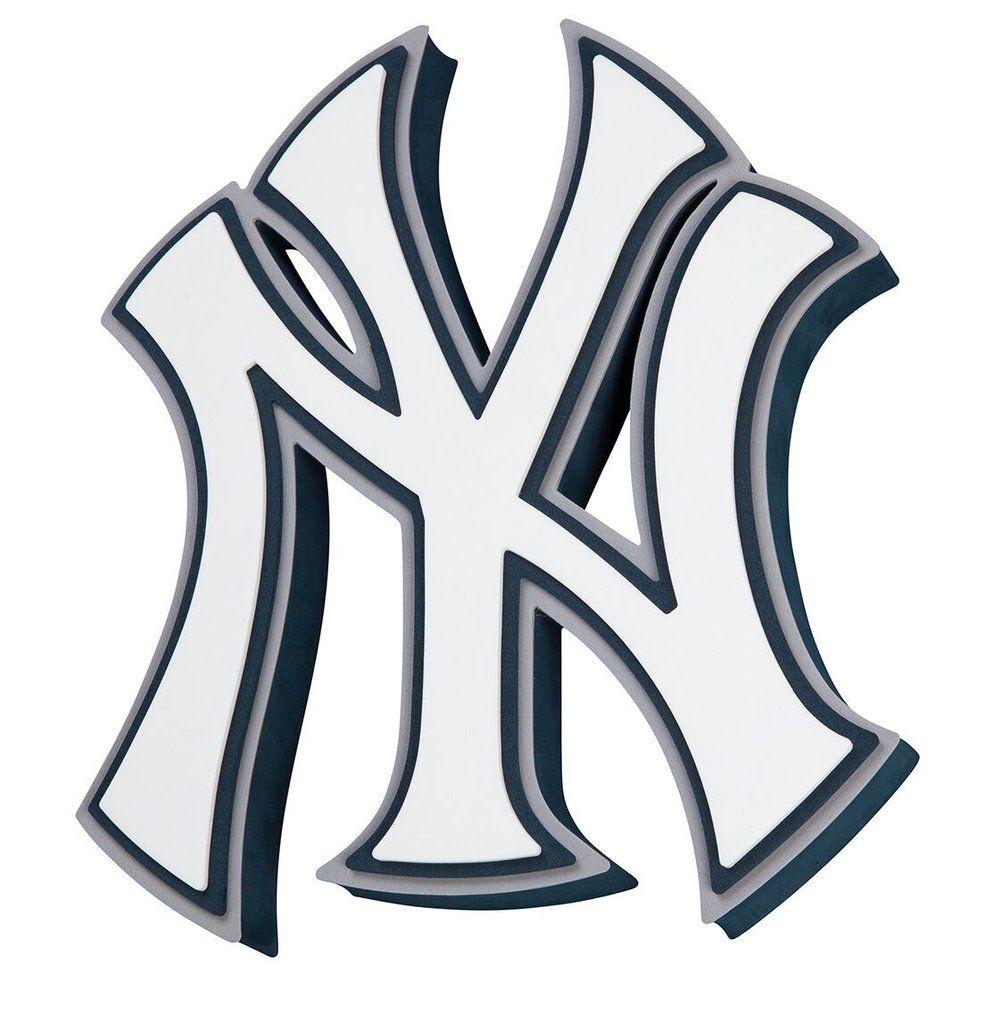Yankees Logo - New York Yankees 3D Fan Foam Logo Sign