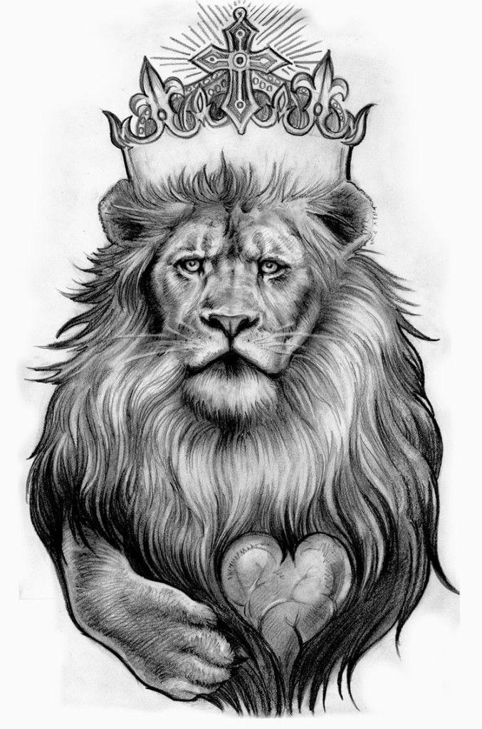 6 Legged Black Lion Logo - Black And White Lion Cool Tattoo Designs For Men!. Leo!!! Hear Me
