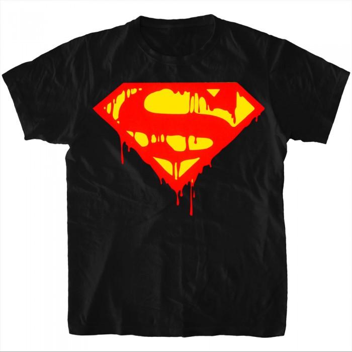 Bleeding Superman Logo - Superman logo bleeding