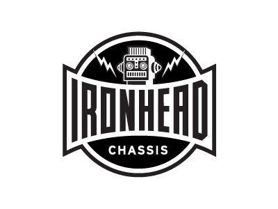 Cool Robot Logo - Ironhead2 | Logos | Logo design, Logos, Robot logo