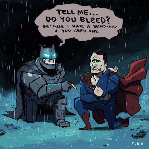 Bleeding Superman Logo - Tell Me, Do You Bleed? | Know Your Meme