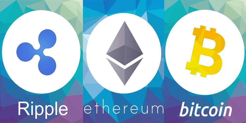 Ripple Coin Logo - Ripple vs Ethereum vs Bitcoin