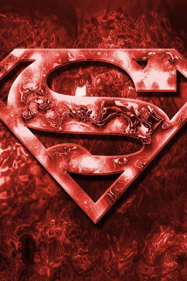 Bleeding Superman Logo - Blood Superman Logo iPhone 6 / 6 Plus and iPhone 5/4 Wallpapers