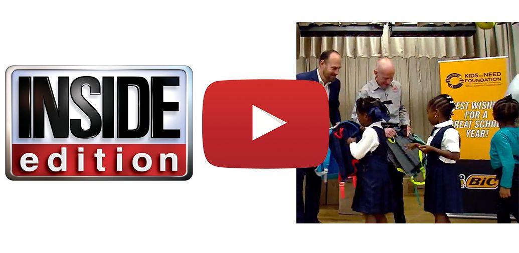 Inside Edition Logo - Kids In Need Foundation on Inside Edition - Kids in Need Foundation