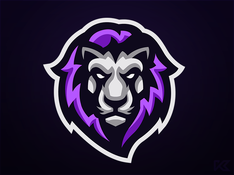Purple Lion Logo - Pin by Chris Basten on Lions Logos | Logo design, Logos, Esports logo