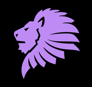 Purple Lion Logo - Lion Head Light Purple Clip Art clip art