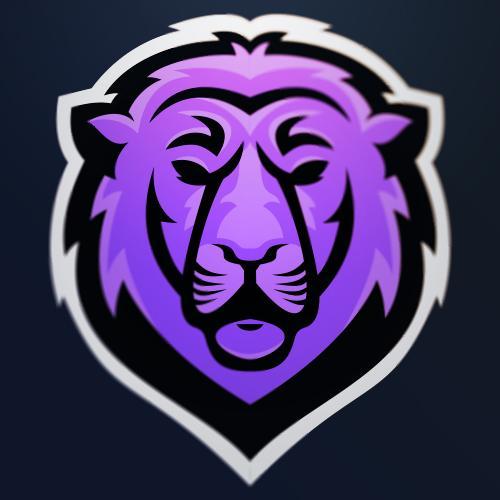 Purple Lion Logo - Lion Logo