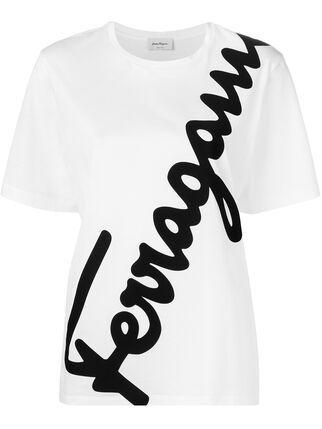 Feragamo Logo - Salvatore Ferragamo logo patch T-shirt $257 - Buy SS19 Online - Fast ...