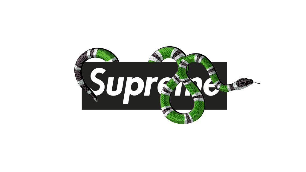 Gucci Supreme Logo - gucci supreme sticker - Sticker by Elizabeth