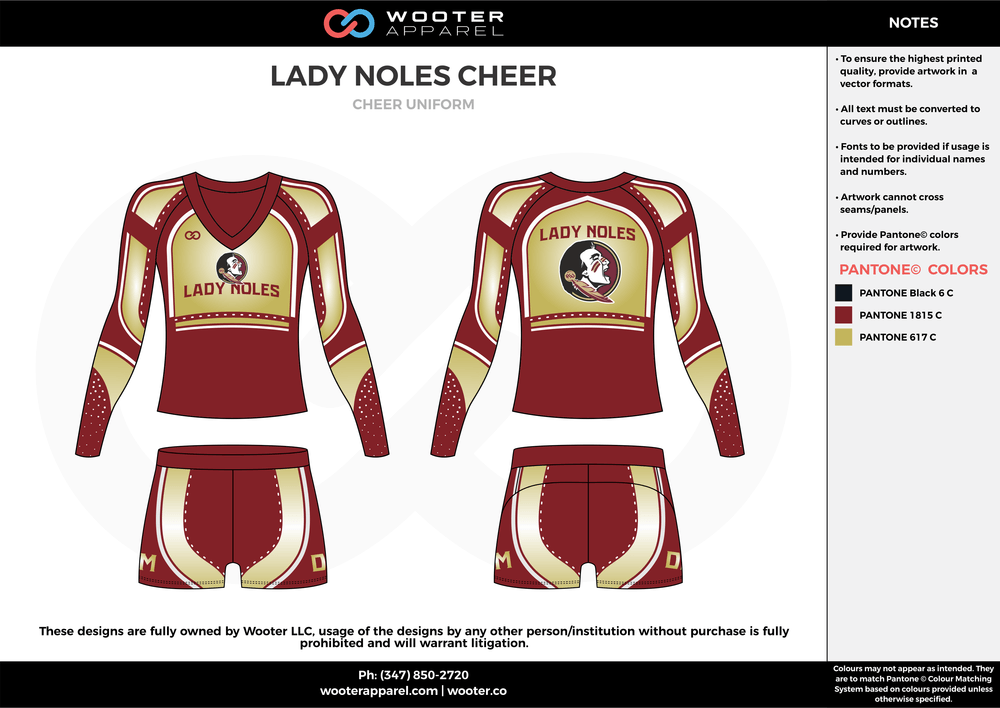 Red and Yellow Cheer Logo - Cheerleading Designs — Wooter Apparel | Team Uniforms and Custom ...