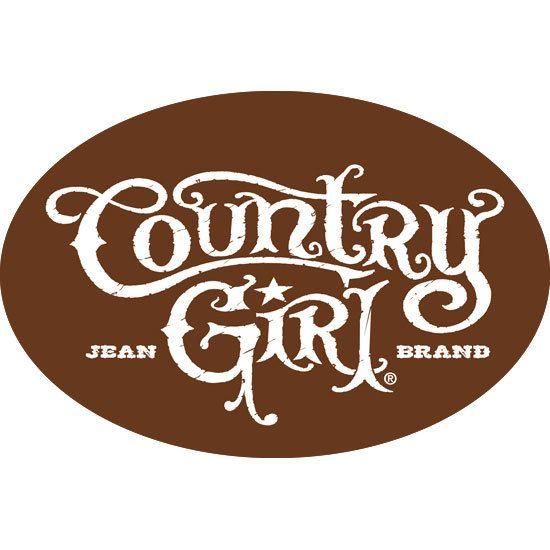 Country Girl Logo - Country Girl?« Logo 6 x 4 Oval Bumper Sticker Fashion