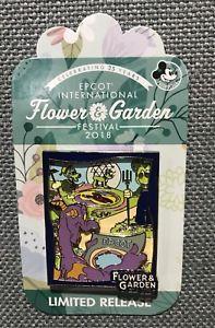 Disney Flower Logo - Disney Epcot Flower & Garden Festival 2018 FIGMENT PASSHOLDER LOGO ...